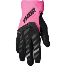 Thor Spectrum Women's Gloves - Flo Pink / Black