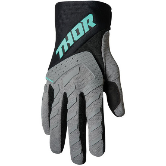 Thor Women's Spectrum Gloves - Flo Gray / Black