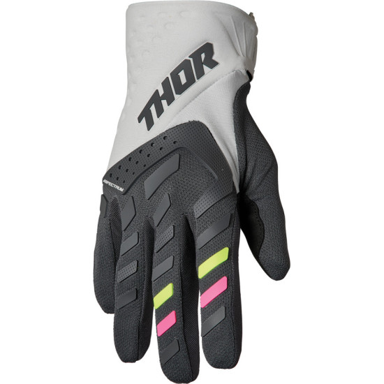 Thor Women's Spectrum Gloves - Light Gray / Charcoal