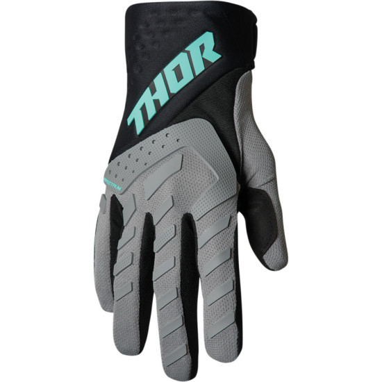 Thor Youth Gloves Spectrum Kids Gloves - Black / Flo