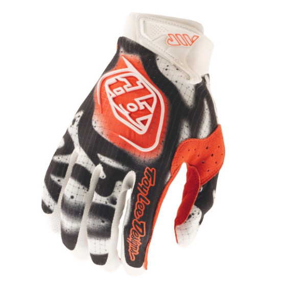 Troy Lee Designs Air - Membrane Kids Gloves White / Infra Red