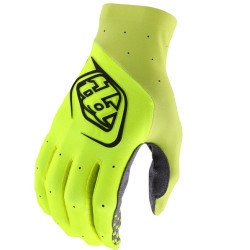 Troy Lee Designs Se Ultra Gloves - Solid Neon Yellow / Grey