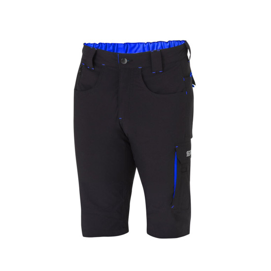 Sparco Laredo Tech Light Shorts - Black / Blue