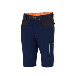 Sparco Laredo Tech Light Shorts - Blue Marine / Fluo Orange