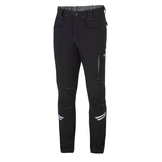 Sparco Light Tech Kansas Trousers - Black / Dark Gray