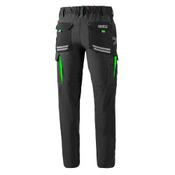 Sparco Tech Oregon Trousers - Gray / Green