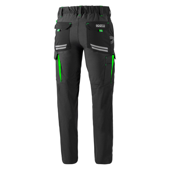 Sparco Tech Oregon Trousers - Gray / Green