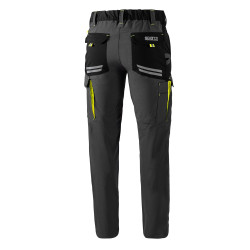 Sparco Tech Oregon Trousers - Gray / Yellow