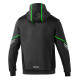 Sparco Colorado Hooded Full Zip - Gray / Green