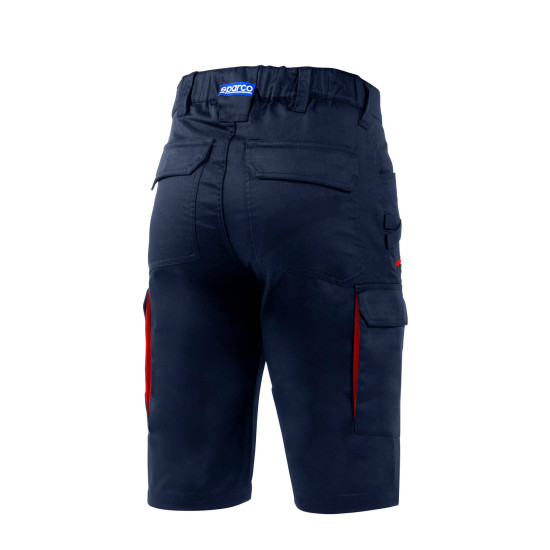 Sparco FTW Bermuda Hawaii - Navy Blue / Red