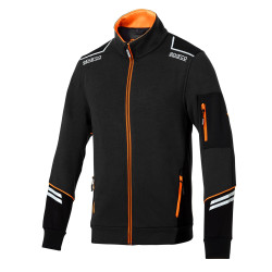 Sparco Full Zip Tech Alabama - Black / Orange