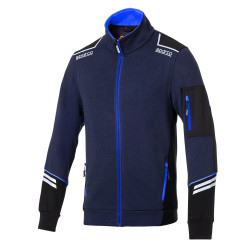 Sparco Full Zip Tech Alabama - Blue Marine / Light Blue