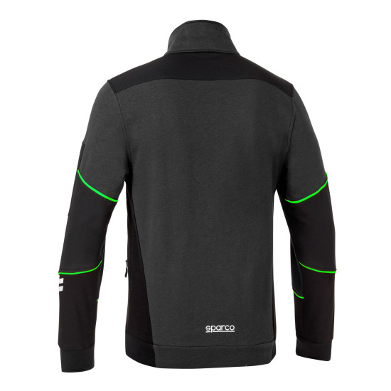 Sparco Full Zip Tech Alabama - Gray / Green