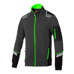 Sparco Full Zip Tech Alabama - Gray / Green