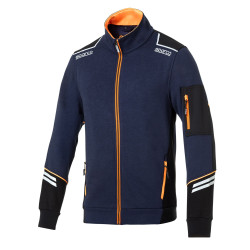 Sparco Full Zip Tech Alabama - Navy Blue / Orange