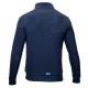 Sparco Grit Full Zip Sweatshirt Plata - Navy Blue