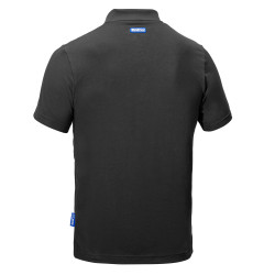 Sparco Grit Polo Capitol - Black