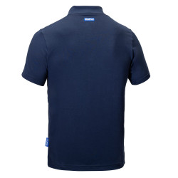 Sparco Grit Polo Capitol - Navy Blue