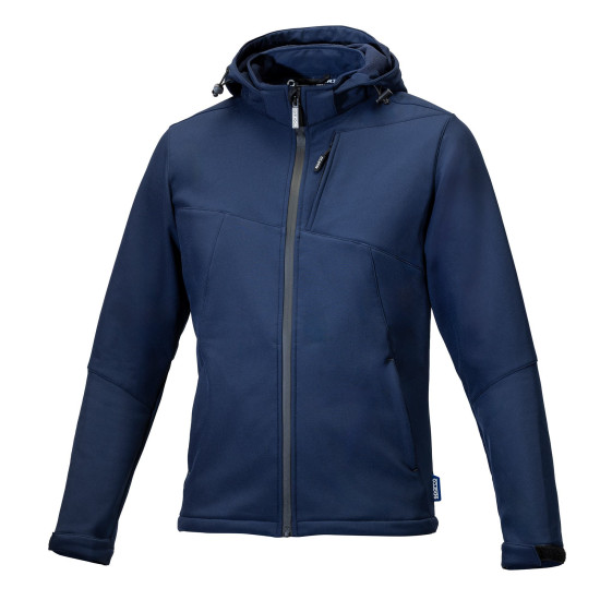 Sparco Grit Softshell Elias - Navy Blue