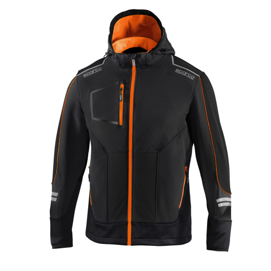 Sparco Soft-Shell Tech York - Black / Orange