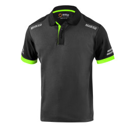 Sparco Tech Toledo Polo - Gray / Green