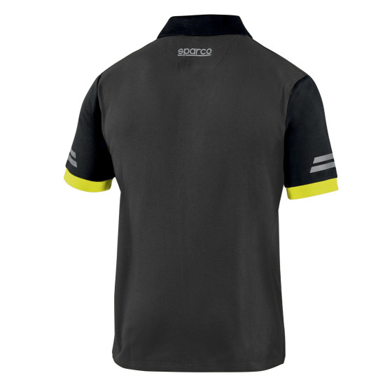 Sparco Tech Toledo Polo - Gray / Yellow