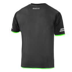 Sparco Tech Tucson T-Shirt - Black / Green