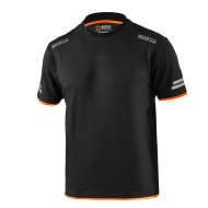 Sparco Tech Tucson T-Shirt - Black / Orange