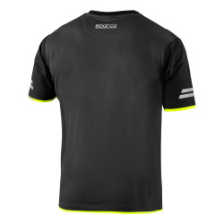 Sparco Tech Tucson T-Shirt - Black / Yellow